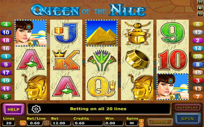 วิธีเล่น Queen of The Nile 