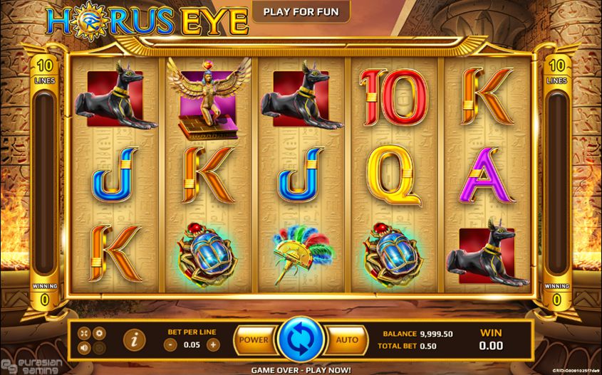 horus eye เกมสล็อตออนไลน ที่จะพาเพื่อนๆ ไปในดินแดนของฟาโรห์ในประเทศอียิปต์