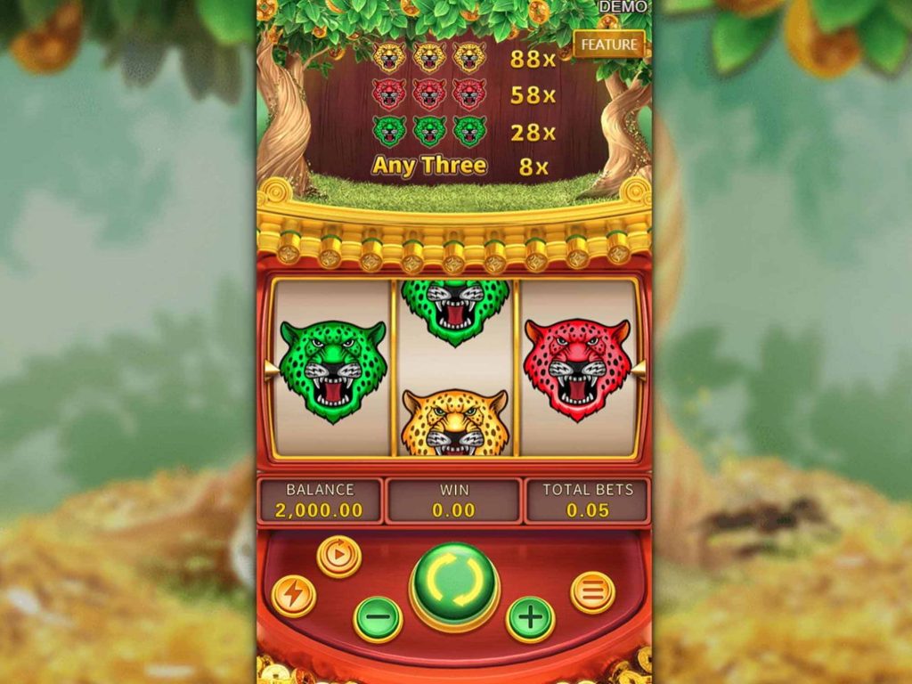 เกมสล็อต The Golden Panther เกมสล็อตเสือสีทอง จากค่ายเกม Fa Chai Slot